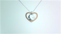 Necklace Donna Oro Woman CUORE INIZIALE in Gold Diamante DFPF1301G.001